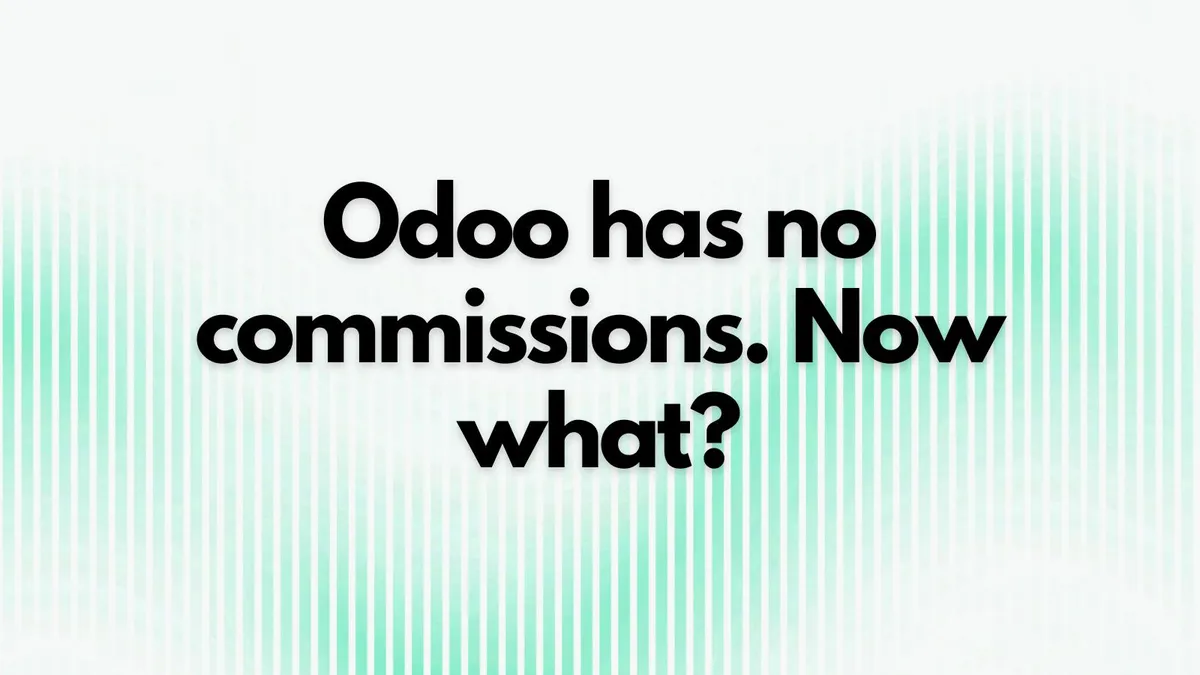 Por qué Odoo no tiene seguimiento de comisiones (y lo que realmente hacen los equipos de finanzas)